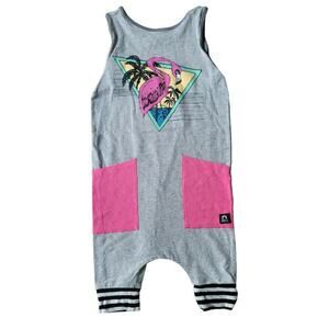 RAGS Flamingo Shortie Tank Romper